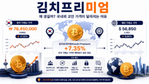 김치프리미엄 발생 원인과 국내외 가격 차이