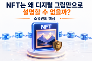 NFT는 왜 디지털 원본으로 인정받을까? 쉽게 이해하기 1 NFT 디지털 자산과 블록체인 소유권 구조