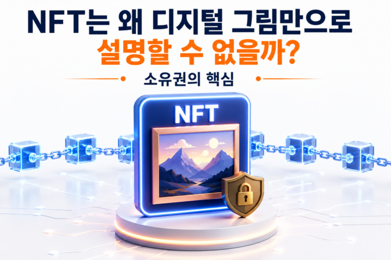 NFT는 왜 디지털 원본으로 인정받을까? 쉽게 이해하기 1 NFT 디지털 자산과 블록체인 소유권 구조