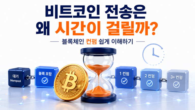 비트코인 전송 시간과 블록체인 컨펌 과정