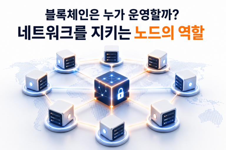 블록체인은 누가 운영할까? 네트워크를 지키는 노드의 역할 3 블록체인 네트워크를 유지하는 노드의 역할을 표현한 이미지
